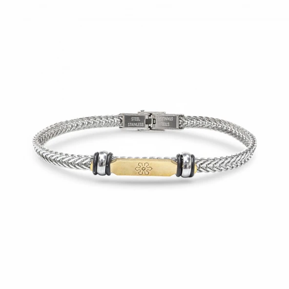 Maltese Cross Çelik Hasır Örgülü Ayarlanabilir Bileklik 31831G5D1M ürün görseli 1