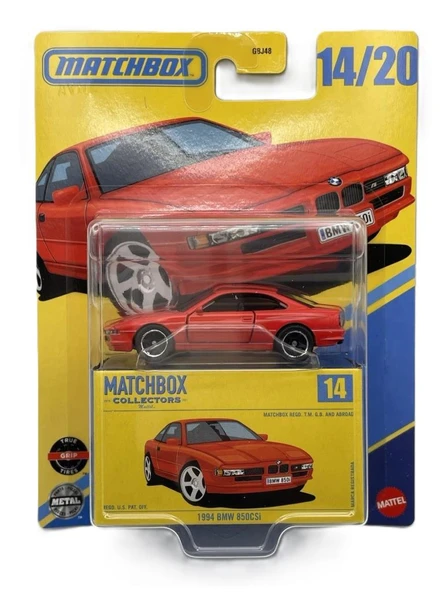 Matchbox Koleksiyon Araçlar 1994 BMW 850CSİ GBJ48 - JCL30