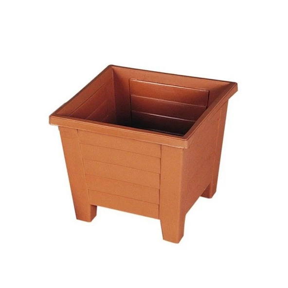 Omnipazar  SY-5847 Dekoratif Plastik Kare Ayaklı Saksı 15 Litre No 4 - Resim 5