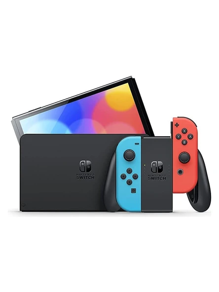 Nintendo Switch Oled Oyun Konsolu Kırmızı-Mavi - G