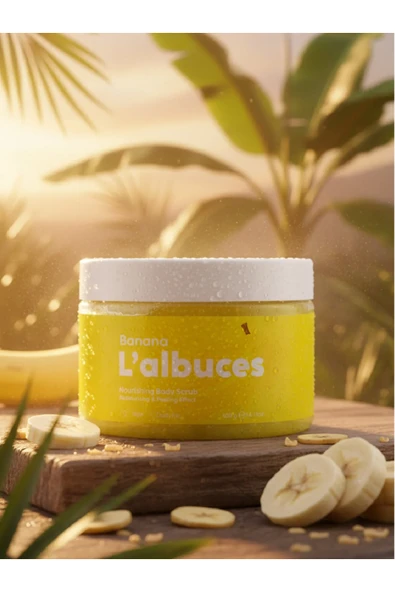 Banana Body Scrub 400gr – Vegan, Temiz İçerikli, Muz Kokulu Pürüzsüz Cilt Bakımı - 6