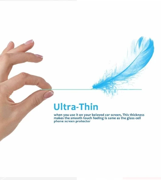 Skwell ET5 Multimedya Ekran Koruyucu – Temperli Cam Çizilmez Koruma - Resim 3