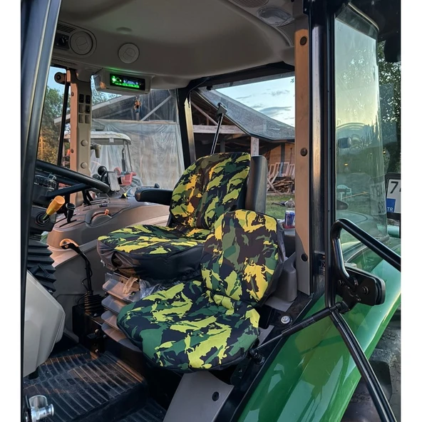 John Deere 5000 Serisi Kabinli Traktör Kılıfı Branda - Resim 6
