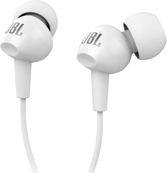 JBL C100SIUBLK Mikrofonlu Kulakiçi Kulaklık CT IE Beyaz - 2
