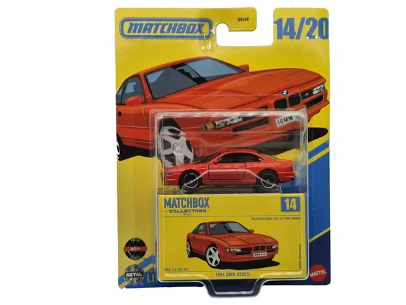 Matchbox Koleksiyon Araçlar 1994 BMW 850CSİ GBJ48 - JCL30 - 3