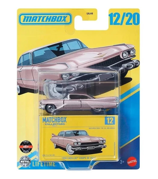 Matchbox Koleksiyon Araçlar 1959 CADILLAC COUPE DE VILLE GBJ48 - JCL29