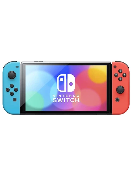Nintendo Switch Oled Oyun Konsolu Kırmızı-Mavi - G - 4