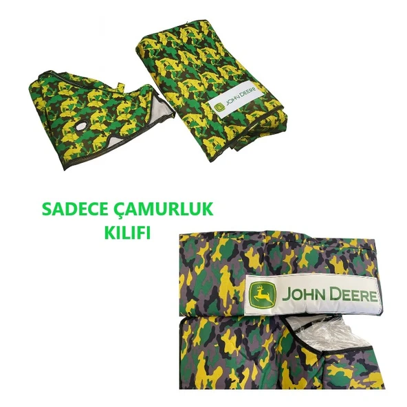 John Deere 5000 Serisi Kabinsiz Traktör Kılıfı Branda - Resim 4