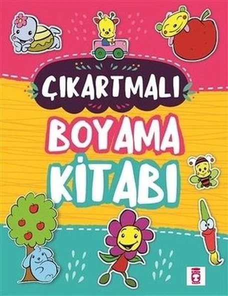 Çıkartmalı Boyama Kitabı (Sticker Hediyeli) ürün görseli