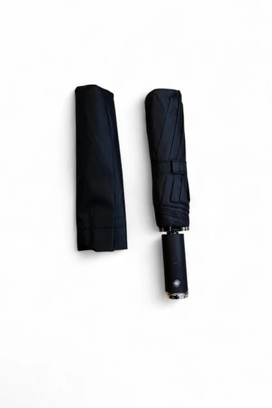 10 Telli Full Otomatik El Fenerli Şemsiye 95 Cm Çap 33 Cm Kapalı Boyut Çanta Boy Çelik Telli - 2