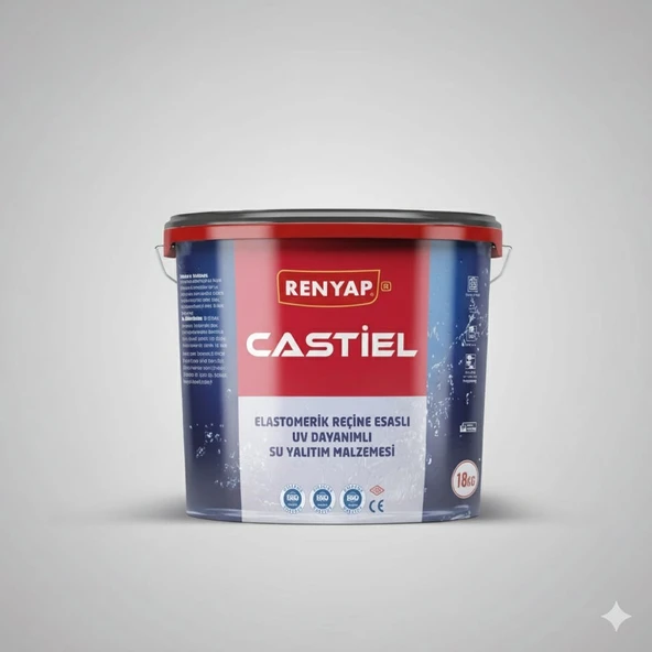 Castiel UV Dayanımlı Elastomerik Reçine Su Yalıtımı 18 Kg