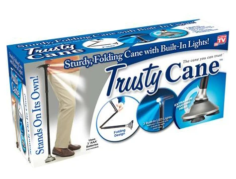 Trusty Cane Güvenilir Katlanabilir Işıklı Baston - Resim 2