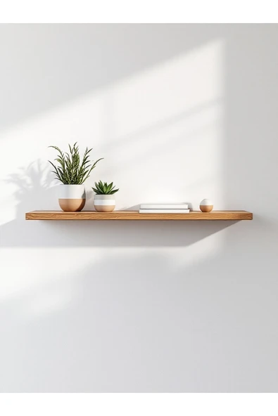 FabriCasa 70x15 Dekoratif Duvar Rafı - Resim 2