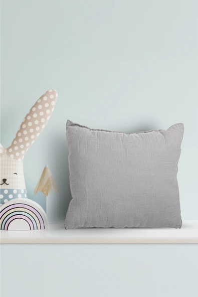 Cottonest Müslin Bebek Yastığı Saf Boncuk Silikon Dolgulu 35x40 Cm - 3