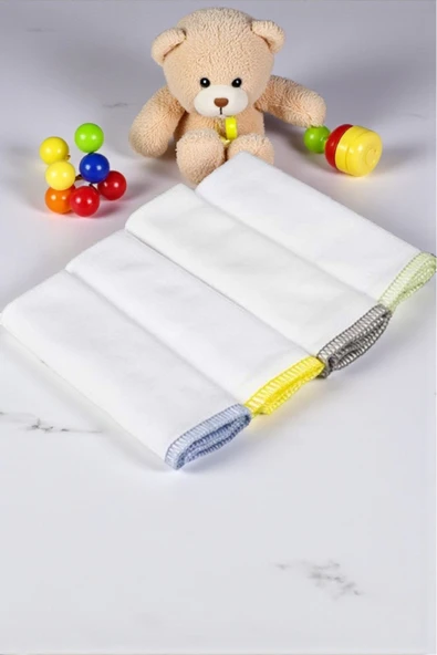 Cottonest Bebek Ağız Silme Mendili 4'lü Paket %100 Pamuk - 1