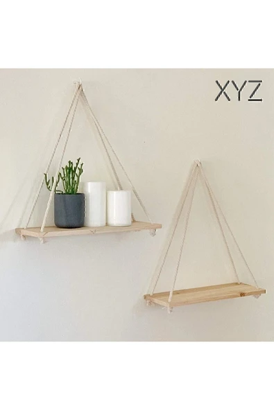 XYZ Halatlı Duvar Rafı (1 ADET) - Resim 5