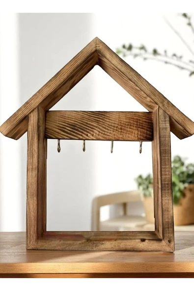 Leur Home Ev Şeklinde Mini Anahtarlık Raf ürün görseli 1