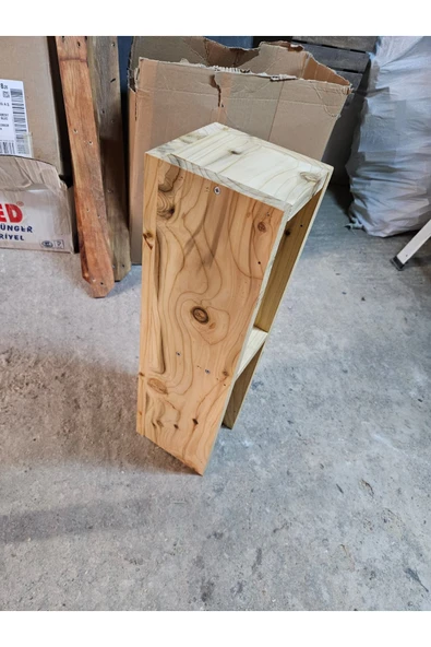 Leur Home Komodin Yan Sehpa Masif - Resim 4