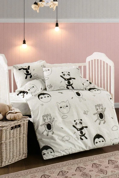 Cottonest BEBEK NEVRESİM SETİ % 100 PAMUK - 1