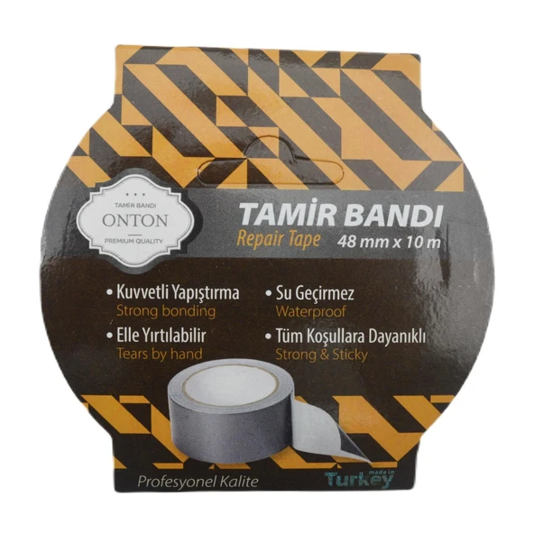 Onton 48x10 m Gri Tamirat Bandı ürün görseli