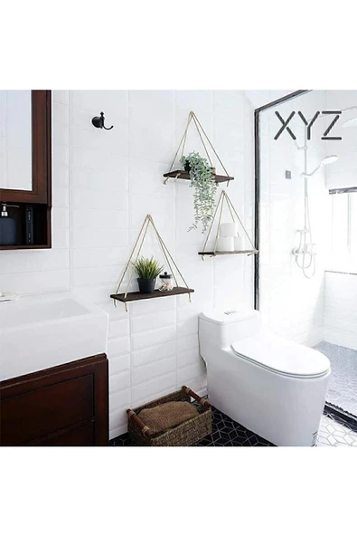 XYZ Halatlı Duvar Rafı (1 ADET) - Resim 4