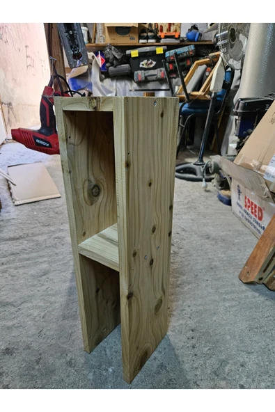 Leur Home Komodin Yan Sehpa Masif - Resim 5