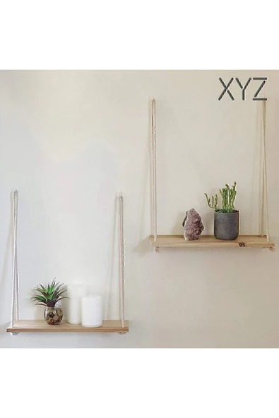 XYZ Halatlı Duvar Rafı (1 ADET) - Resim 2