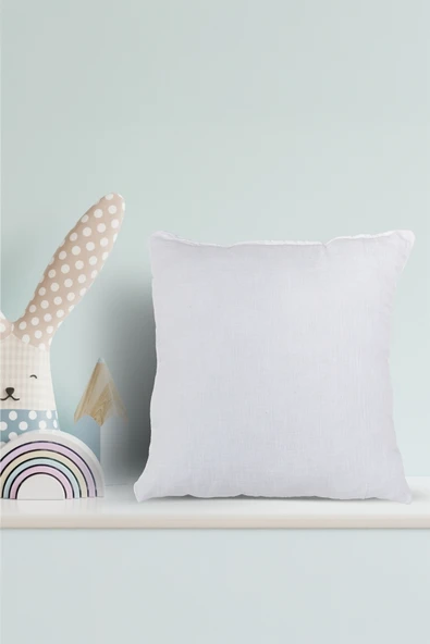 Cottonest Müslin Bebek Yastığı Saf Boncuk Silikon Dolgulu 35x40 Cm - 3
