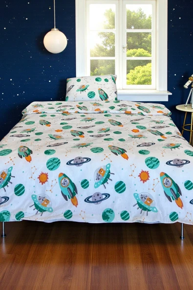 Cottonest Tek Kişilik Nevresim Seti - 1