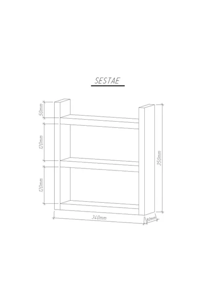 PAKÇAM KERESTE Ahşap Baharatlık Standı Tezgah Üstü Düzenleyici Ahşap Raf Baharatlık - Resim 3