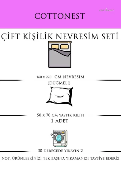 Cottonest Tek Kişilik Nevresim Seti - 3