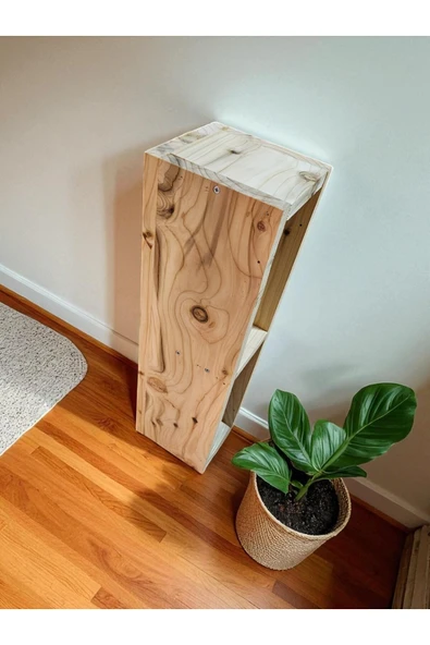 Leur Home Komodin Yan Sehpa Masif - Resim 3