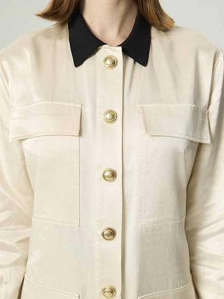 Gold Düğme Aksesuarlı Ceket Nocturne - 3