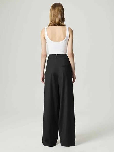 Çift Tokalı Kemer Detaylı Pantolon Nocturne - Resim 4