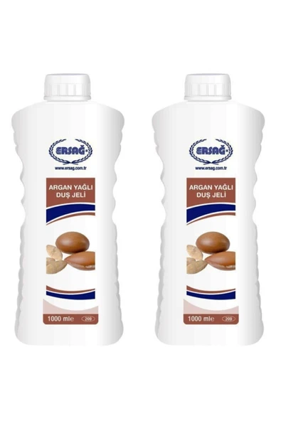 Ersağ Argan Yağlı Duş Jeli 1000 ml 2 Adet ürün görseli 1
