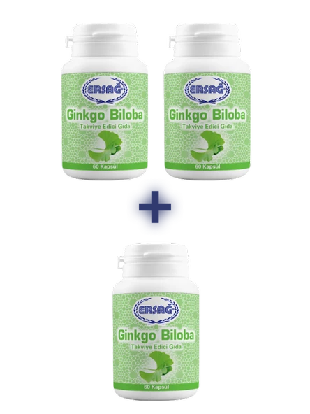 Ersağ GİNKGO BİLOBA (2 ALANA 1 HEDİYE)