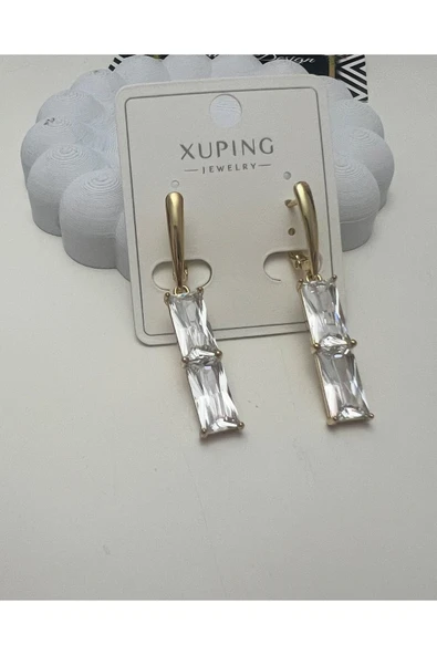 bettin tasarım Xuping Zarafet Kadın Çelik Küpeleri - Resim 5