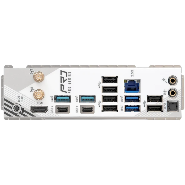 ASROCK X870 Pro RS WIFI 8000MHz DDR5 Soket AM5 M.2 USB 3.2 HDMI ATX Anakart - Resim 5