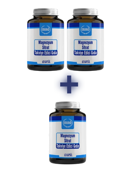 Ersağ MAGNEZYUM SİTRAT (2 ALANA 1 HEDİYE)