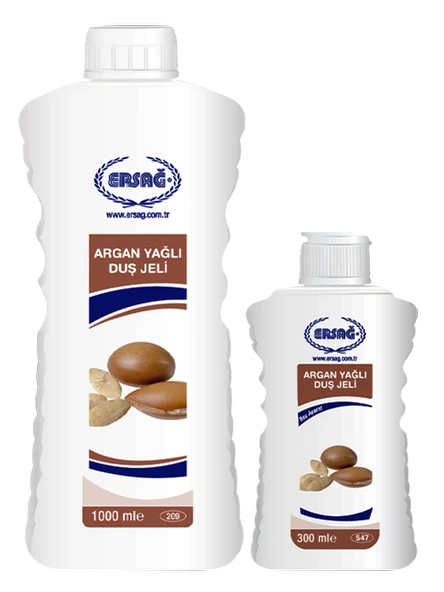 Ersağ APARATLI ARGAN YAĞLI DUŞ JELİ 1000 ML