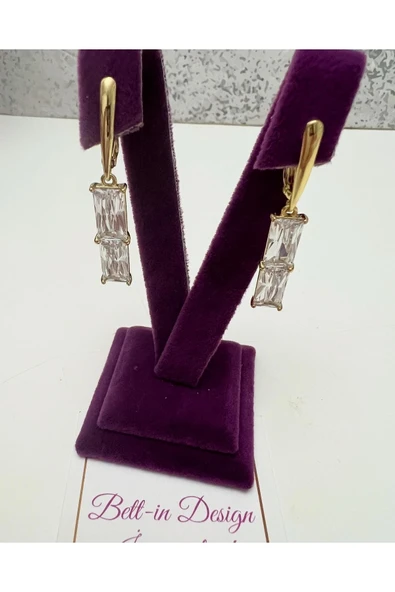 bettin tasarım Xuping Zarafet Kadın Çelik Küpeleri - Resim 6