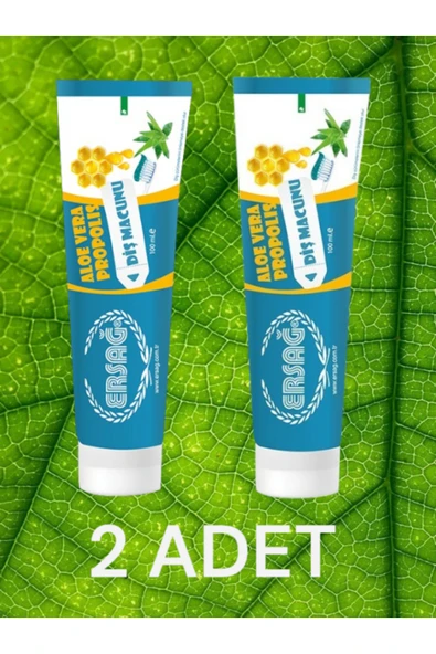 Ersağ Diş Macunu 100ml. 2 Adet ürün görseli