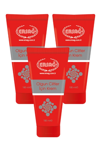 Ersağ Olgun Ciltler Için Bakım Kremi 100 ml x 3 Adet ürün görseli