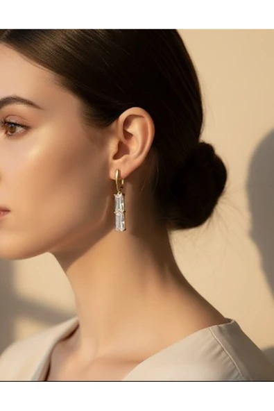 bettin tasarım Xuping Zarafet Kadın Çelik Küpeleri ürün görseli