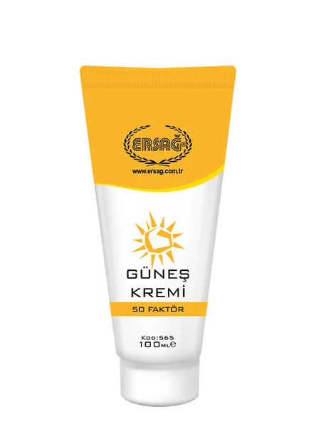 Ersağ GÜNEŞ KREMİ 50 FAKTÖRLÜ 100 ML.