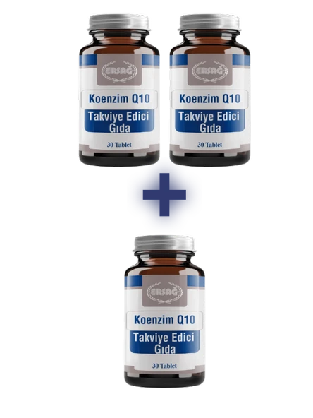 Ersağ KOENZİM Q10 2 ALANA 1 HEDİYE ürün görseli 1