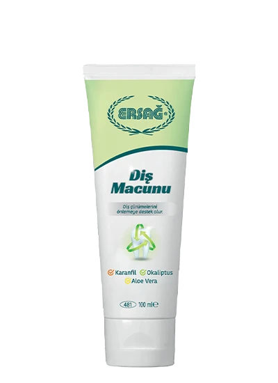 Ersağ DİŞ MACUNU / KARANFİL - OKALİPTÜS - ALOE VERA 100 ML. ürün görseli 1