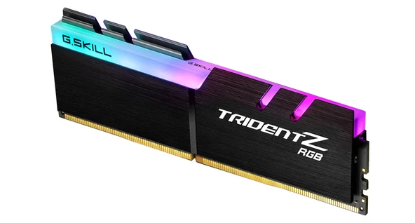 GSKILL TRIDENT Z RGB LED DDR4-3200Mhz CL16 8GB 1X8GB Single 16-18-18-38 1.35V - Resim 3