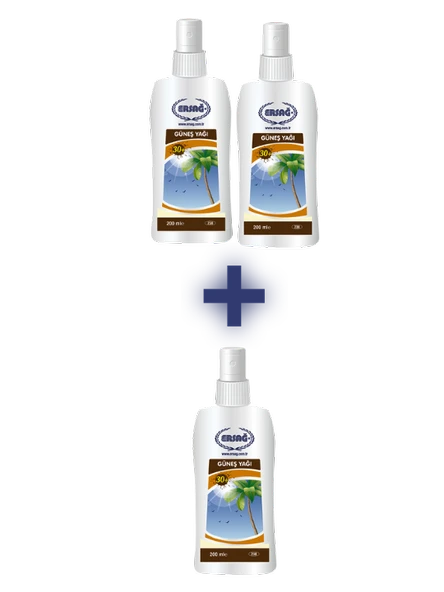 Ersağ GÜNEŞ YAĞI 200 ML (2 ALANA 1 HEDİYE) ürün görseli 1