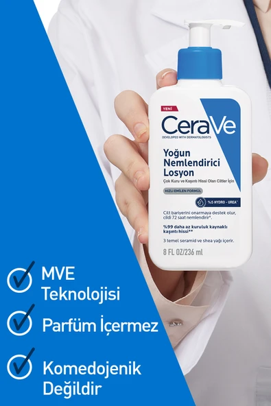 CeraVe  Intensive Moisturising Lotion Yoğun Nemlendirici Losyon 236 ml - 4